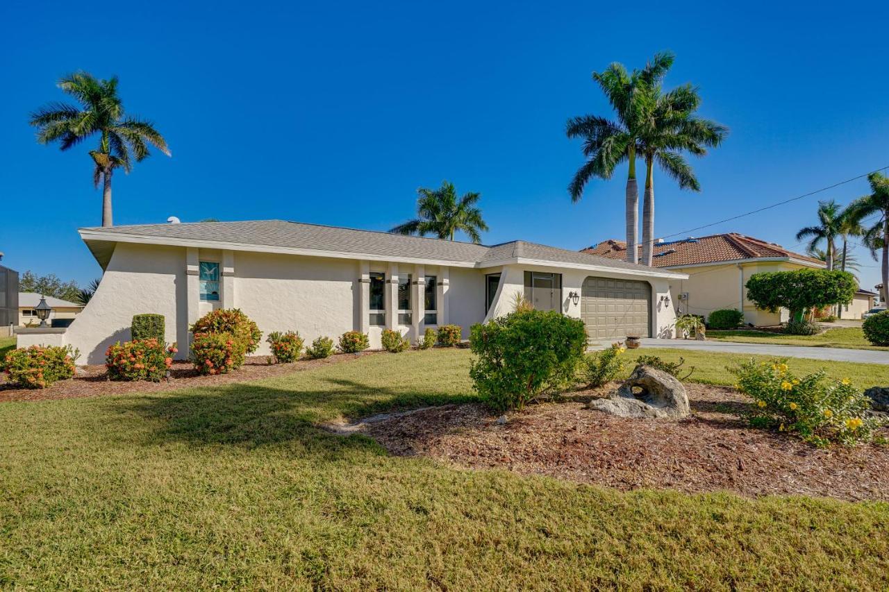 Waterfront Cape Coral Home With Private Pool! Exterior foto