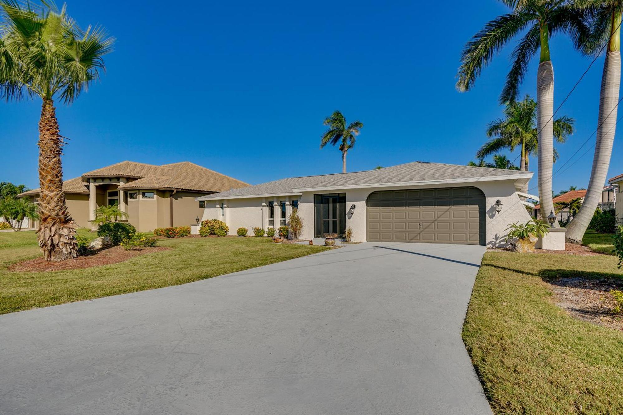 Waterfront Cape Coral Home With Private Pool! Exterior foto